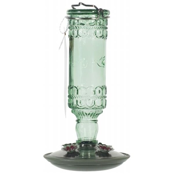 Woodstream Woodstream-victor 10 Oz Green Antique Bottle Hummingbird Feeder 8108-2 8108-2 - main